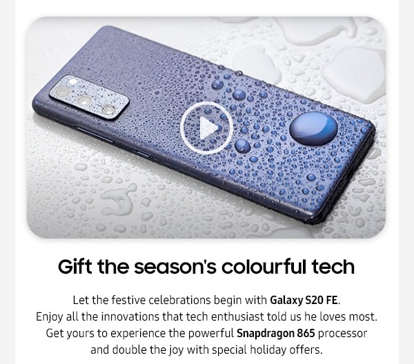 Give the season colourful tech