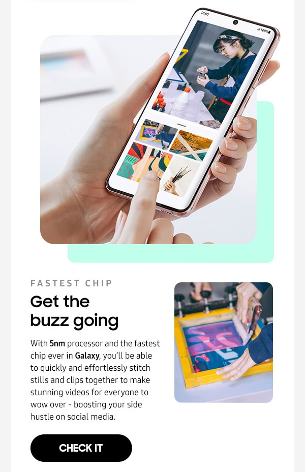 Get the buzz going