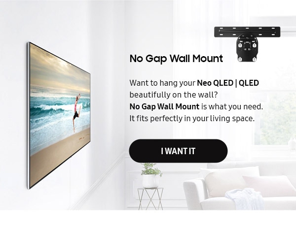 No gap wall mount