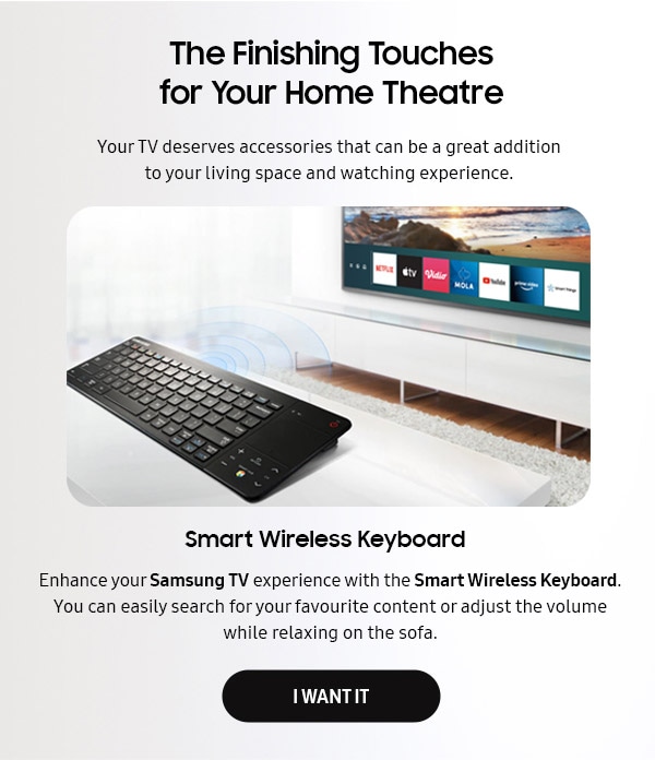 Smart wireless keyboard