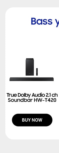 True Dolby Audio 2.1ch Soundbar HW-T420