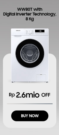 WW80T with Digital Inverter Technology, 8 Kg