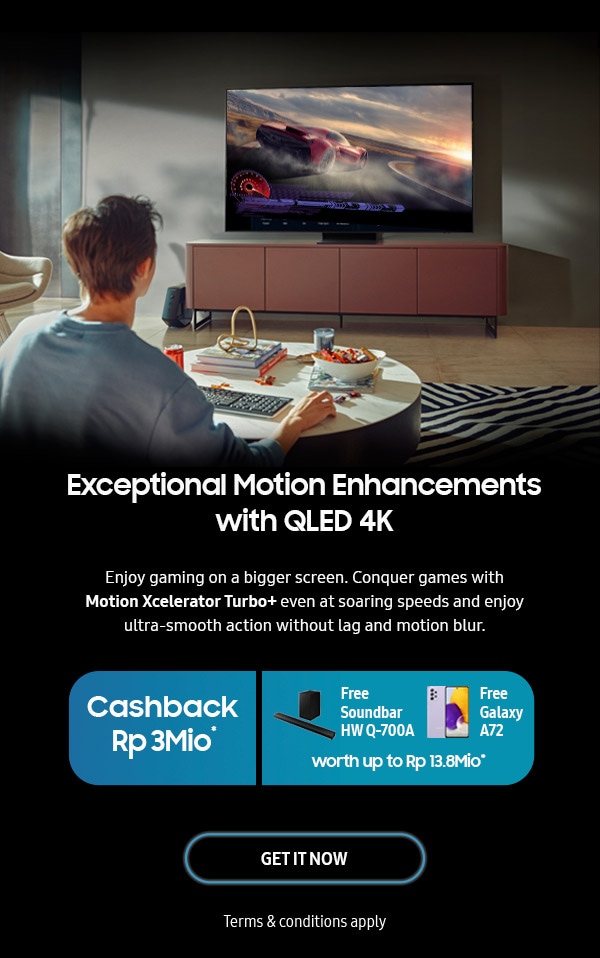 Exceptional Motion Enhancements with QLED 4K