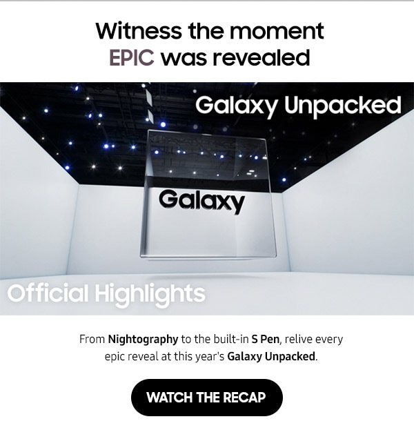 Witness the moment EPIC was revealed