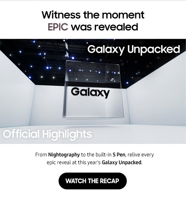 Witness the moment EPIC was revealed