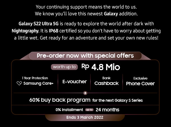 Pre-order now with special offers