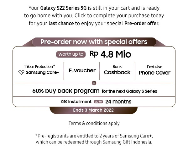 Pre-order now with special offers