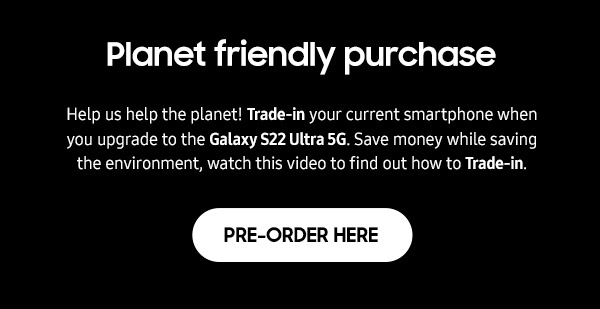 Planet friendly purchase