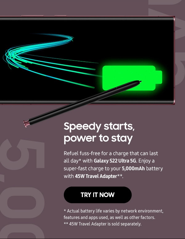 Speedy starts, power to stay