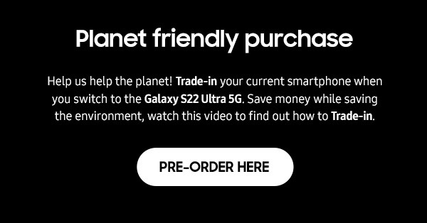 Planet friendly purchase