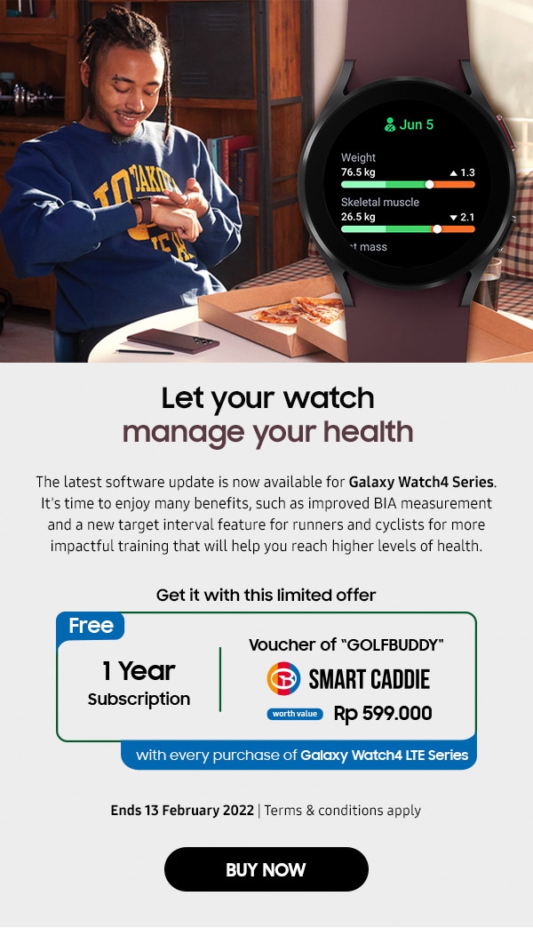 Let your watch manage your health
