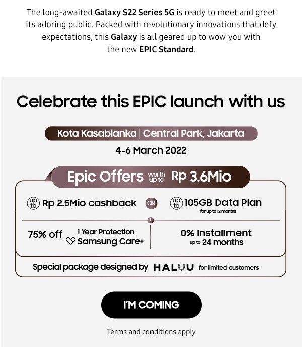 Celebrate this EPIC launch with us