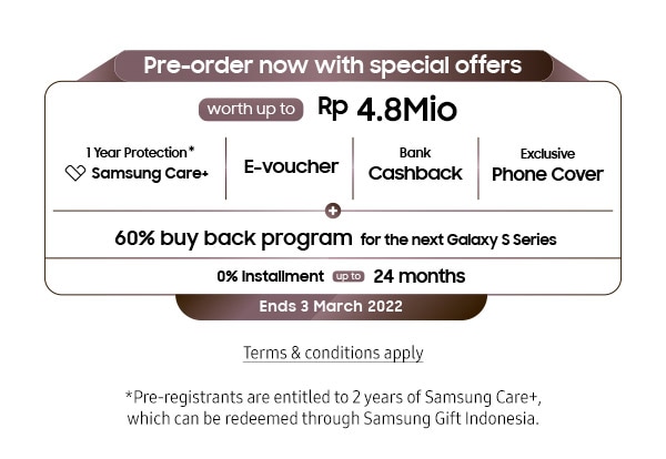 Pre-order now with special offers