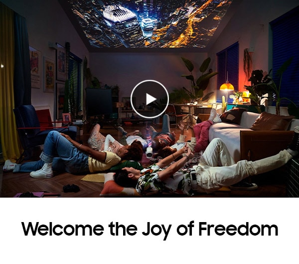 Welcome the joy of freedom
