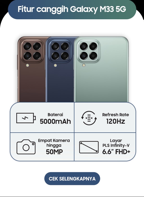 Fitur canggih Galaxy M33 5G