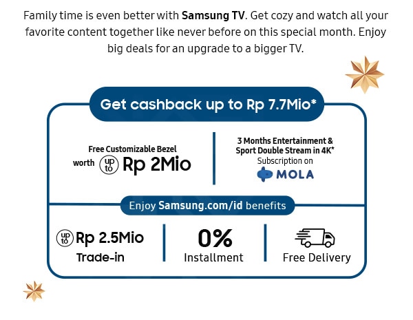 Get Cashback up to Rp 7.7Mio