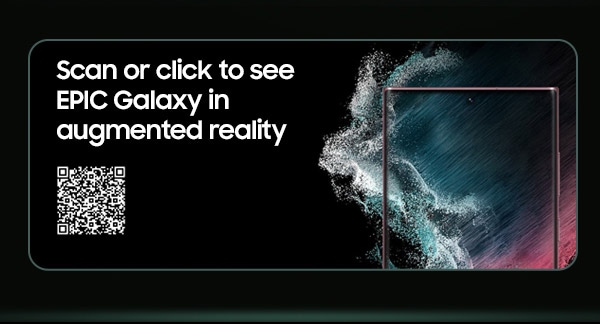 Scan or click to see epic Galaxy in augmented reality