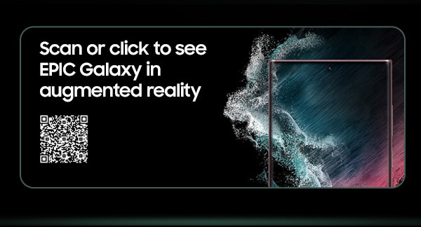 Scan or click to see epic Galaxy in augmented reality