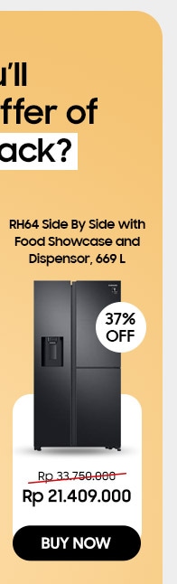 RH64 Side By Side with Food Showcase and Dispensor, 669 L