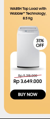 WA85H Top Load with Wobble™ Technology, 8.5 Kg