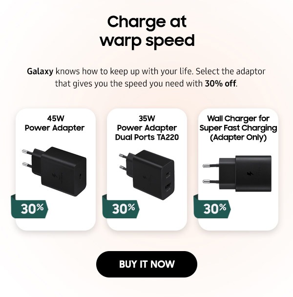 Charge at warp speed