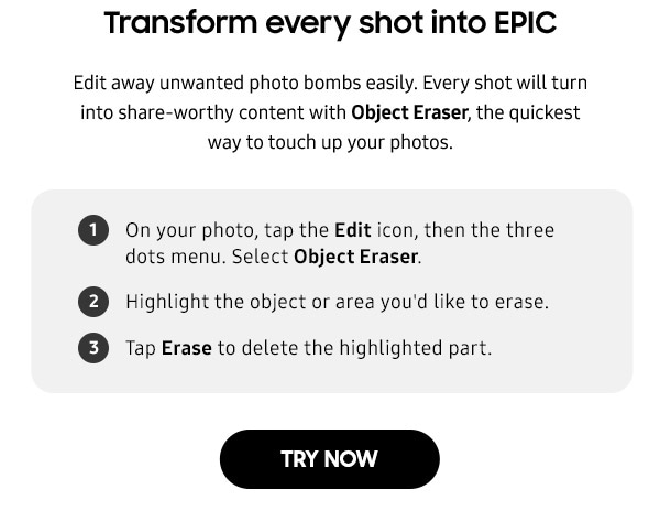Transform every shot into EPIC