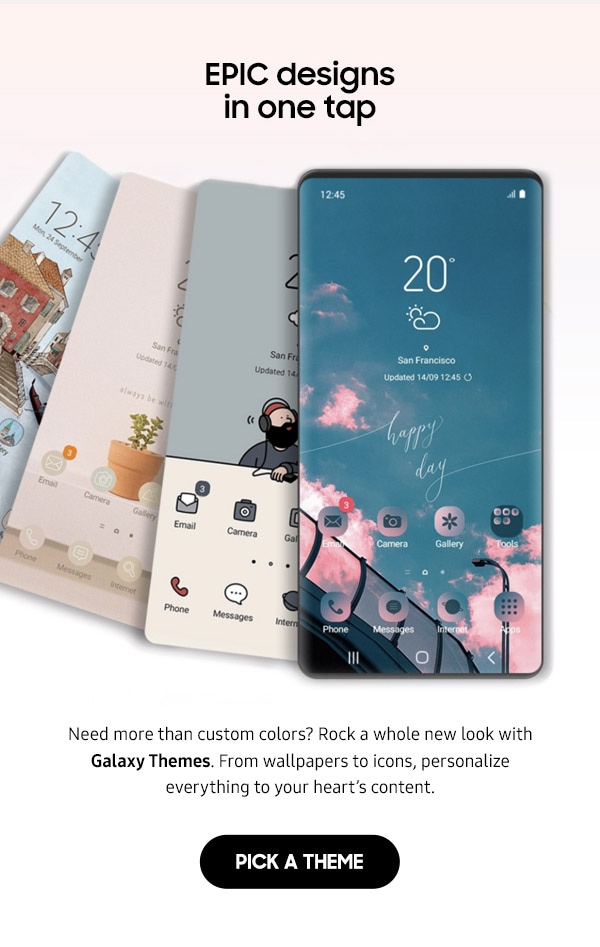 EPIC designs in one tap