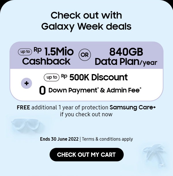 Check out with Galaxy Week deals