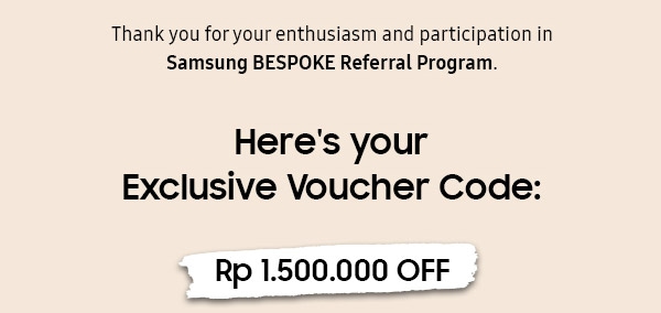 Here's your exclusive voucher code