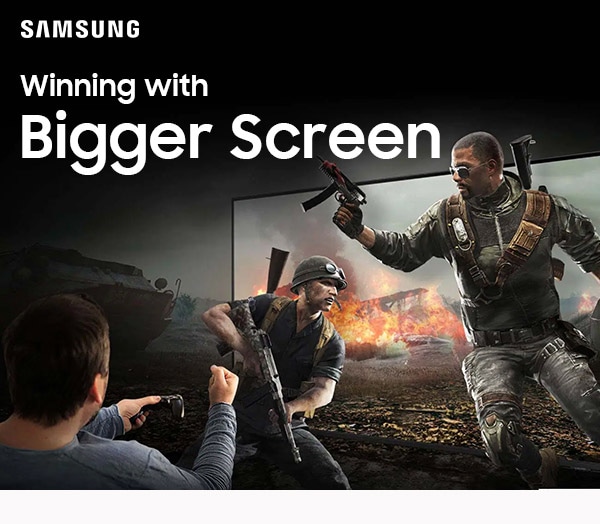 Winning with bigger screen