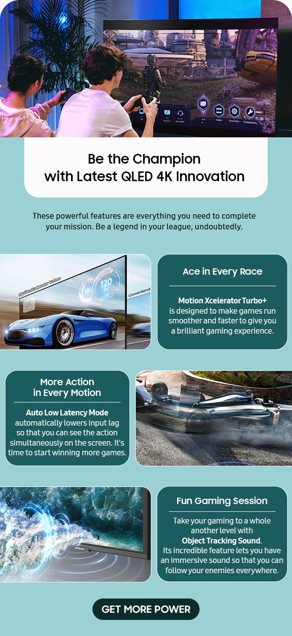 Be the Champion with Latest QLED 4K Innovation
