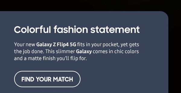 Colorful fashion statement
