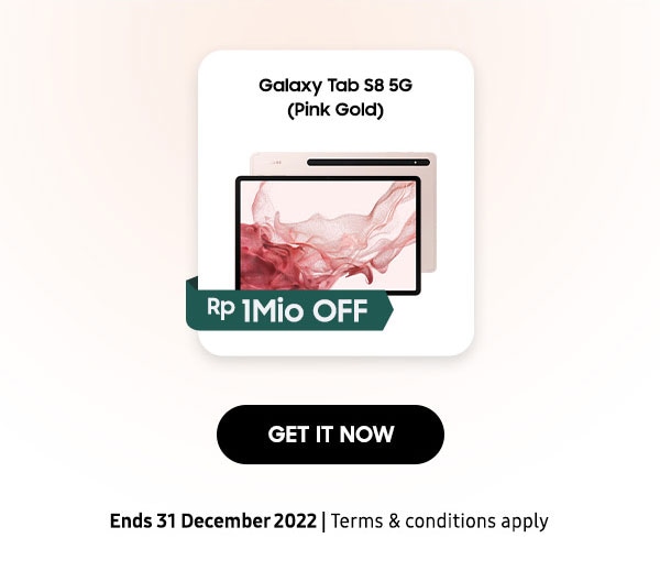 Galaxy Tab S8 5G (Pink Gold)