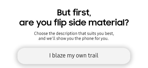 I blaze my own trail