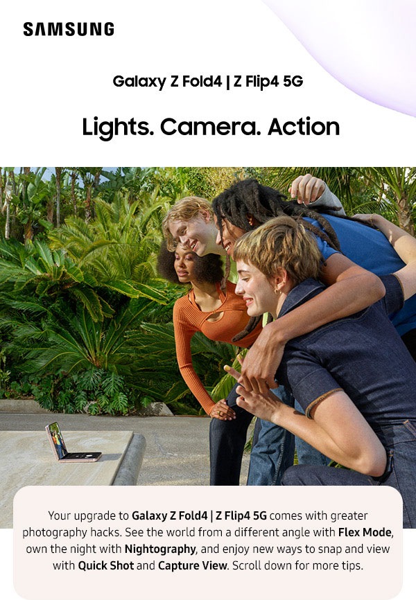 Lights. Camera. Action