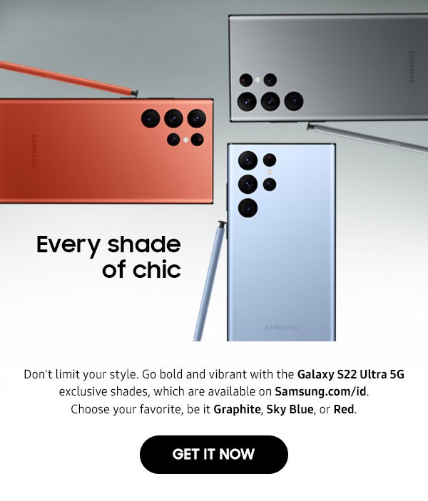 Every shade of chic