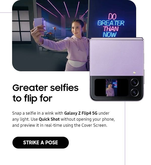 Greater selfies