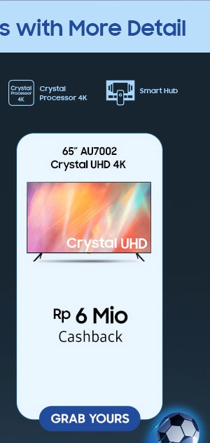 65” AU7002 Crystal UHD 4K 
                                                        