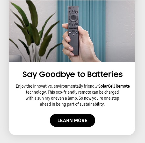 Say Goodbye to Batteries