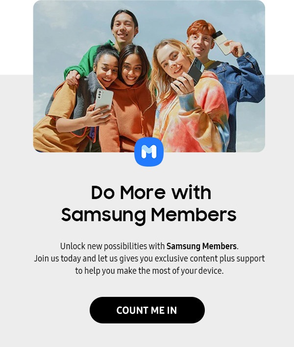 Do More With Samsung Members
