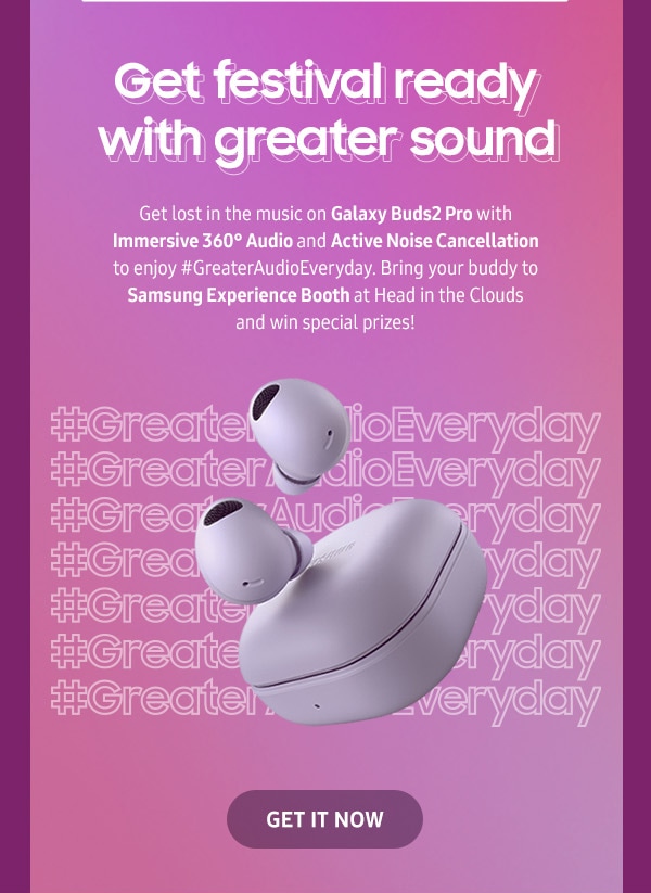 Get festival ready with greater sound