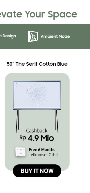 The Serif Cotton Blue