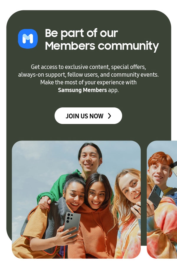 Be part of our Members community