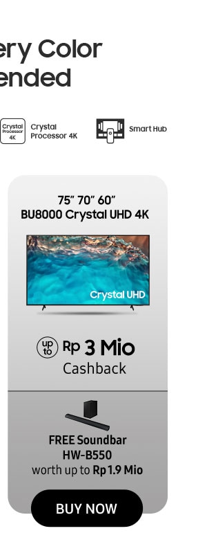 BU8000 Crystal UHD 4K