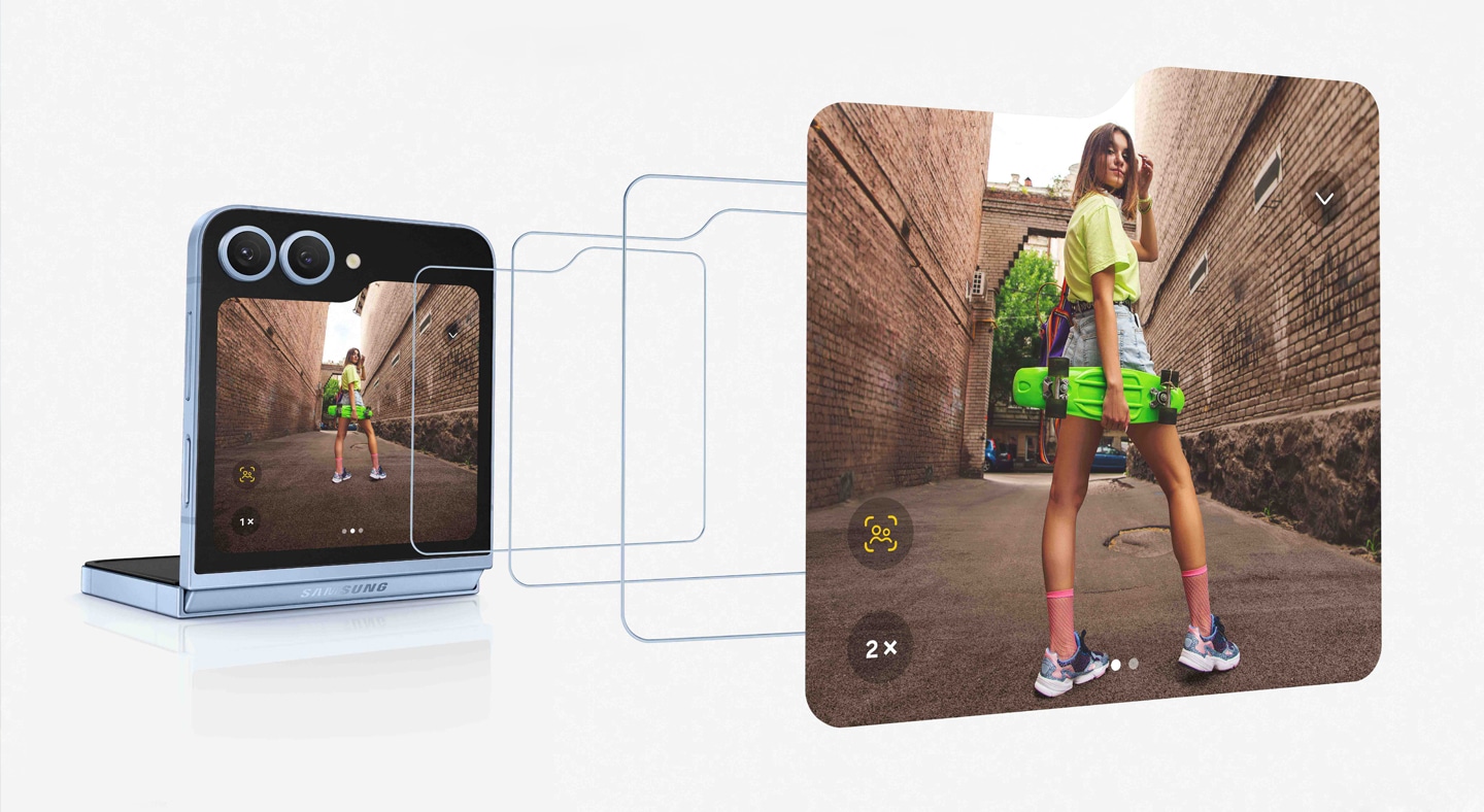 Hp untuk foto portrait galaxy z flip6