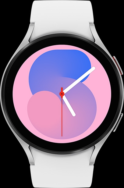 Gradient Font 01 watch face displayed on the Galaxy Watch5.