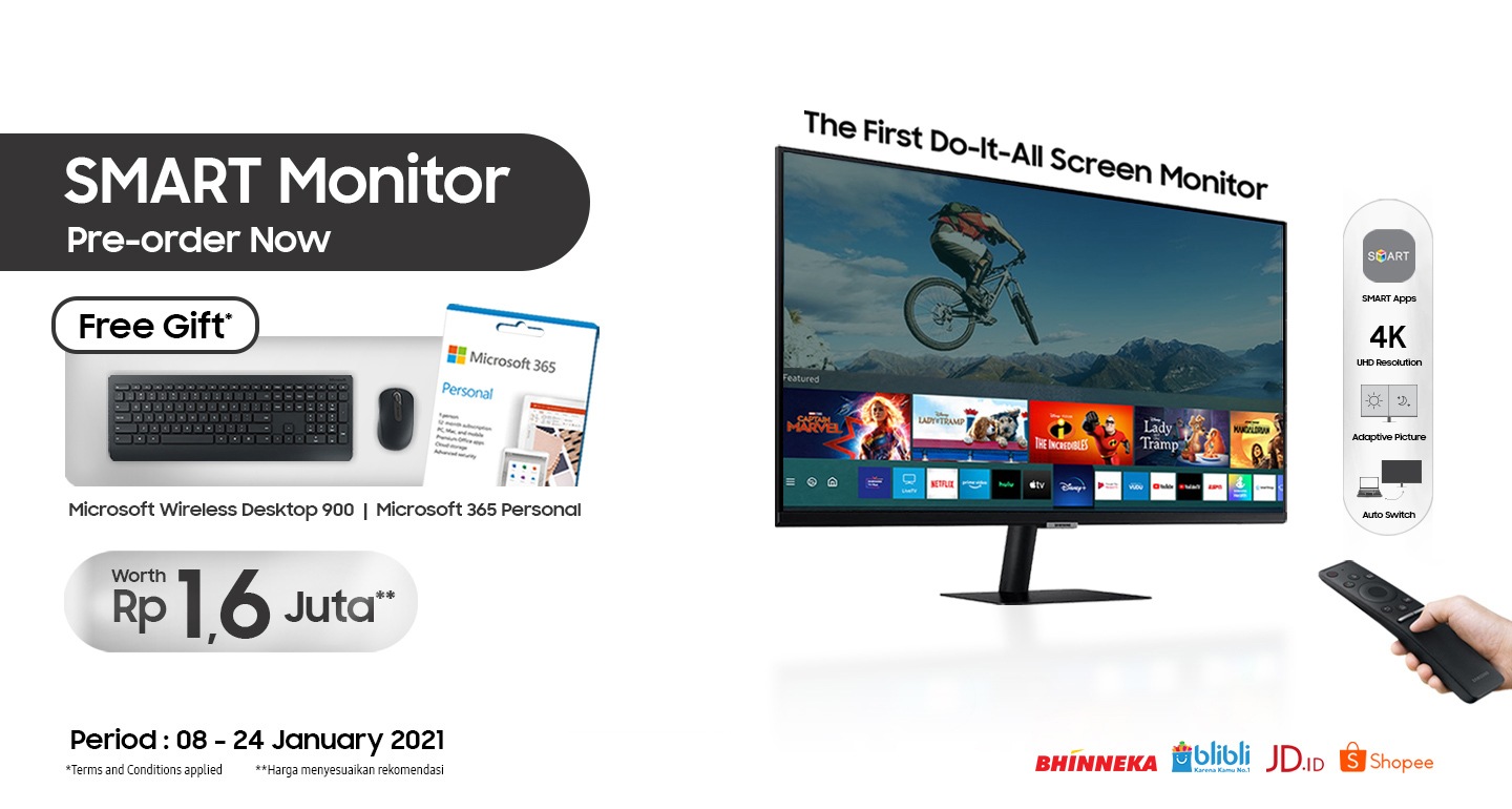 Smart Monitor - The One for All Life's Tasks | Samsung Indonesia