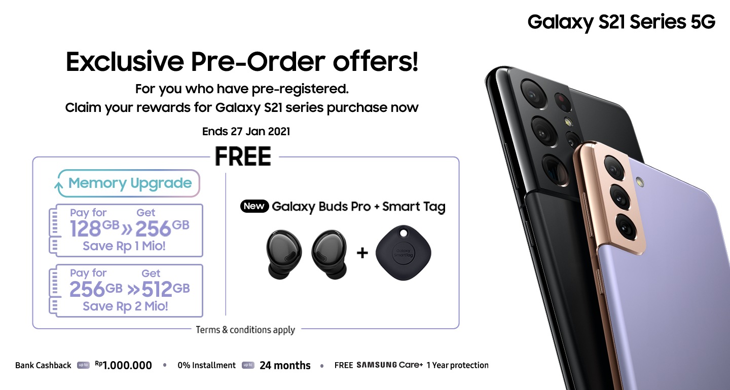 Pre Order Galaxy S21 | Samsung 