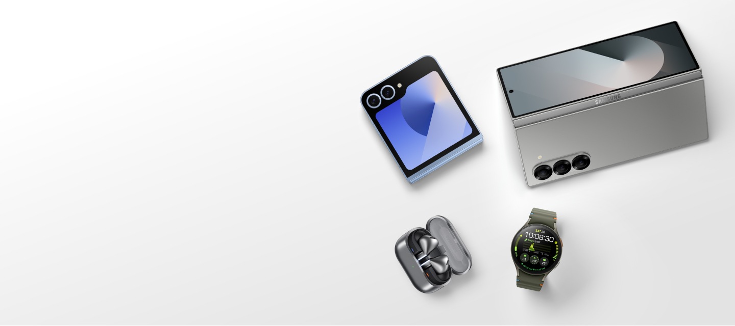 Gambar smartphone Samsung dengan desain elegan
