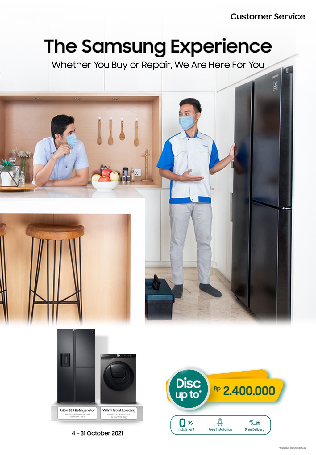 Samsung Home Service Kenyamanan Berbagai Layanan Kapan Saja Samsung Indonesia